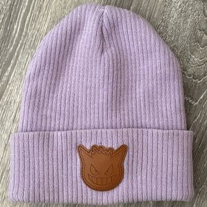 Pokémon Gengar Beanie • Lilac Knit Hat • Official Nintendo Merch